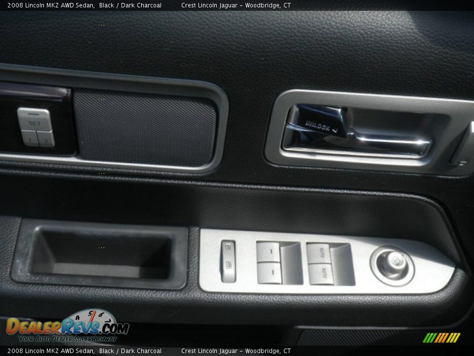 2008 Lincoln MKZ AWD Sedan Black / Dark Charcoal Photo #13