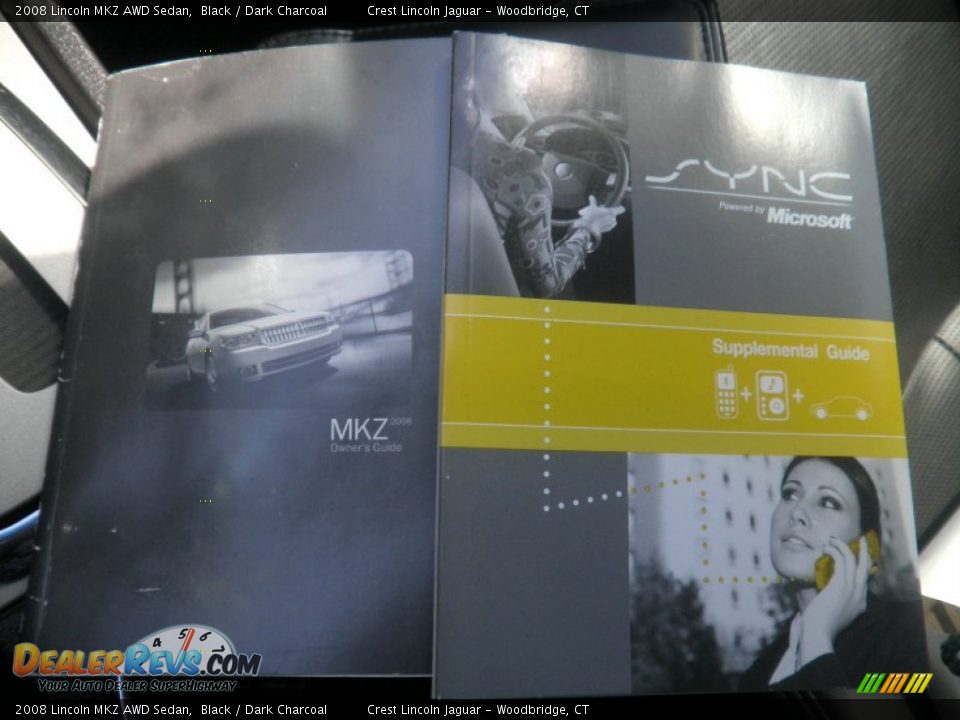 2008 Lincoln MKZ AWD Sedan Black / Dark Charcoal Photo #15