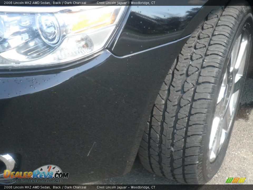 2008 Lincoln MKZ AWD Sedan Black / Dark Charcoal Photo #16