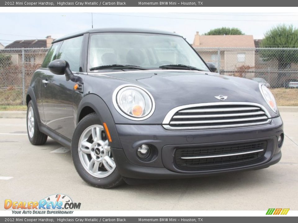 2012 Mini Cooper Hardtop Highclass Gray Metallic / Carbon Black Photo #1