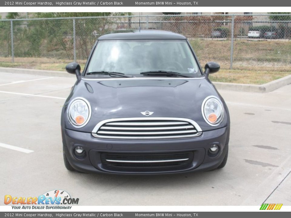 2012 Mini Cooper Hardtop Highclass Gray Metallic / Carbon Black Photo #2
