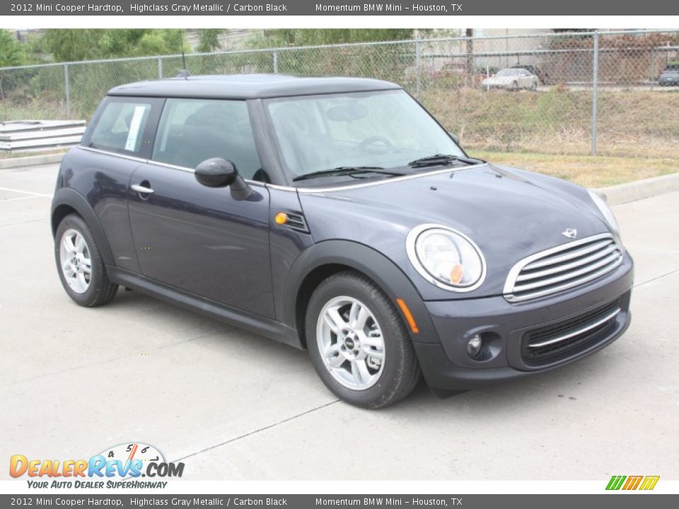 2012 Mini Cooper Hardtop Highclass Gray Metallic / Carbon Black Photo #3