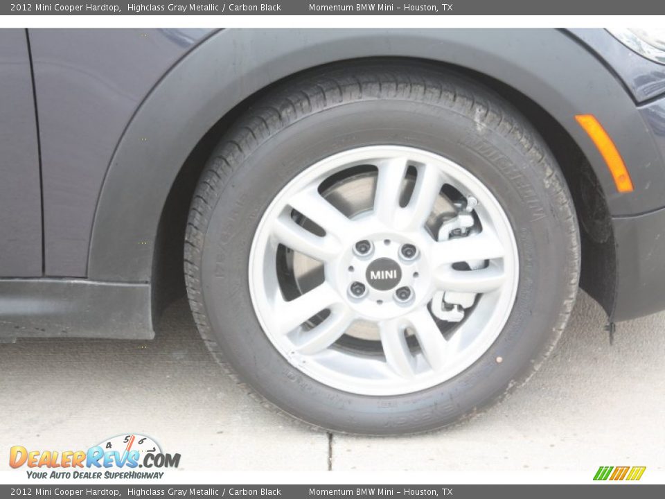 2012 Mini Cooper Hardtop Highclass Gray Metallic / Carbon Black Photo #6