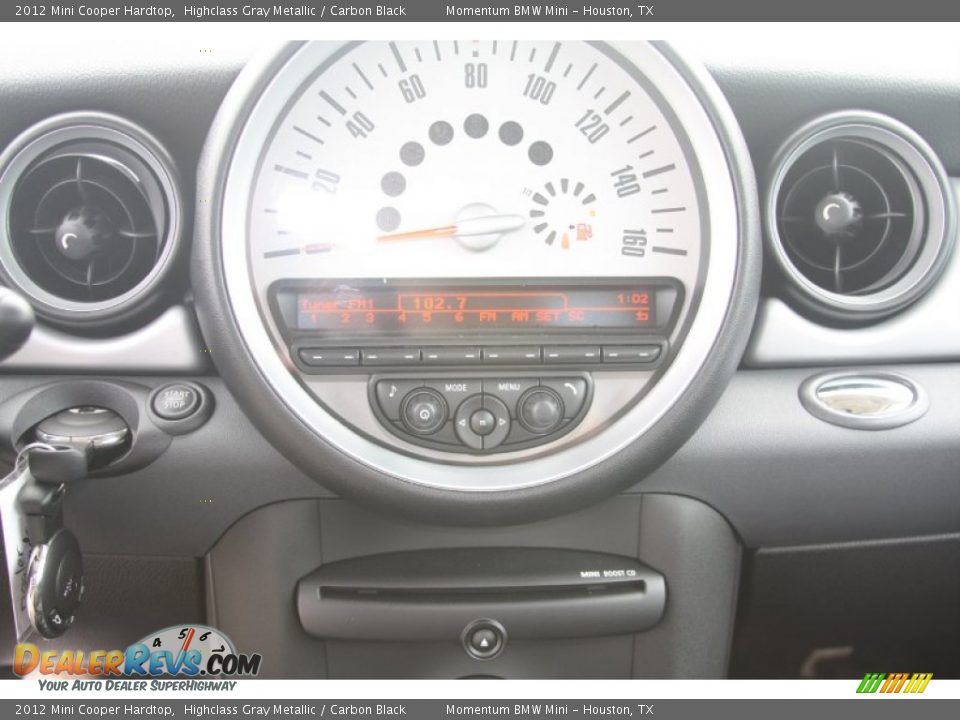 2012 Mini Cooper Hardtop Highclass Gray Metallic / Carbon Black Photo #11