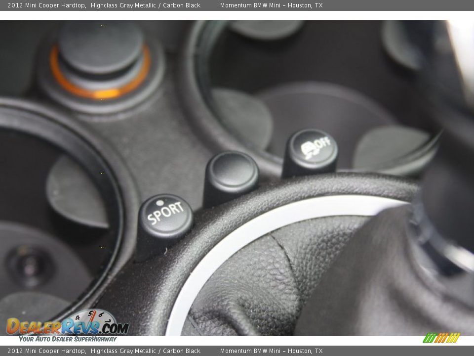 2012 Mini Cooper Hardtop Highclass Gray Metallic / Carbon Black Photo #13