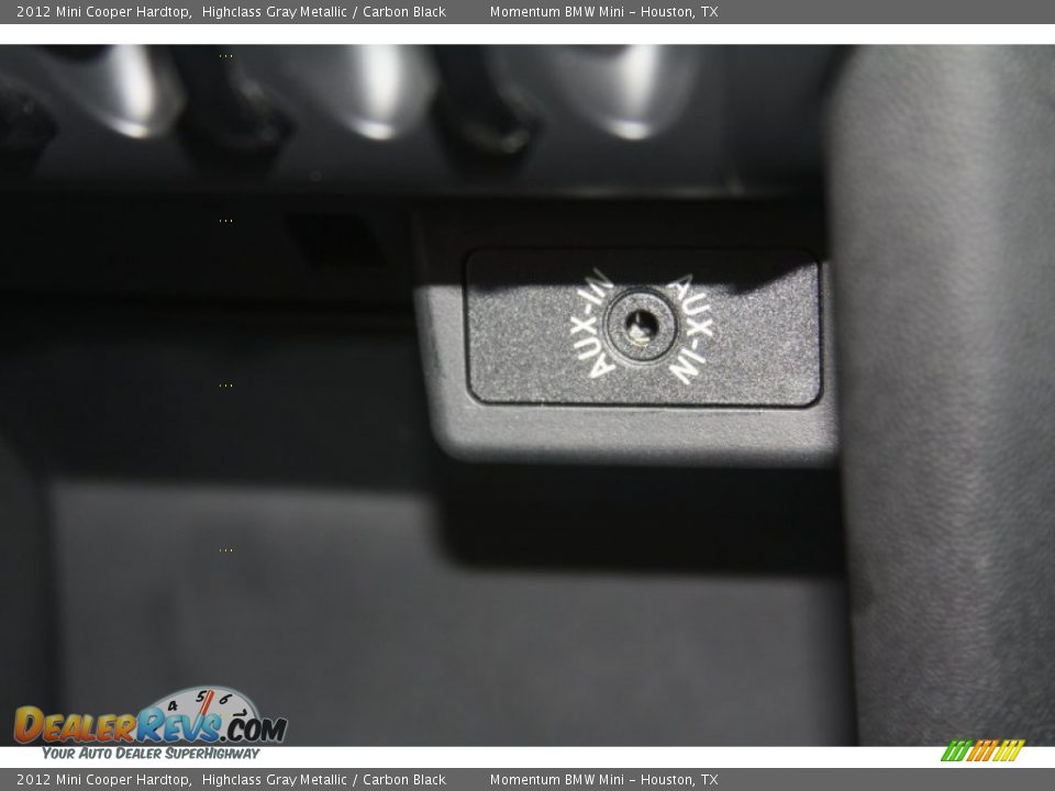 2012 Mini Cooper Hardtop Highclass Gray Metallic / Carbon Black Photo #15