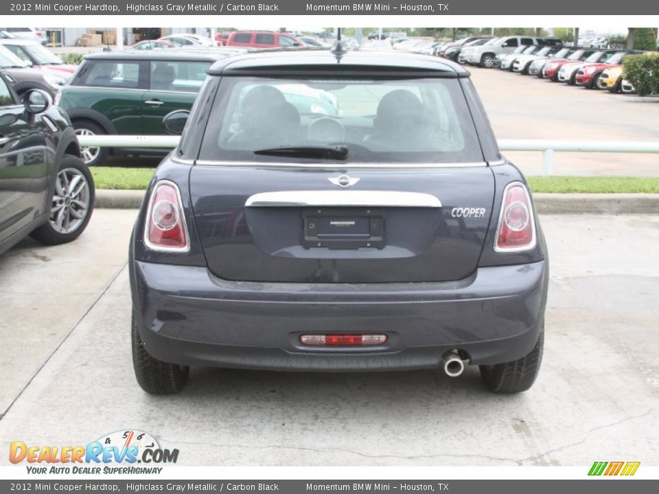 2012 Mini Cooper Hardtop Highclass Gray Metallic / Carbon Black Photo #23