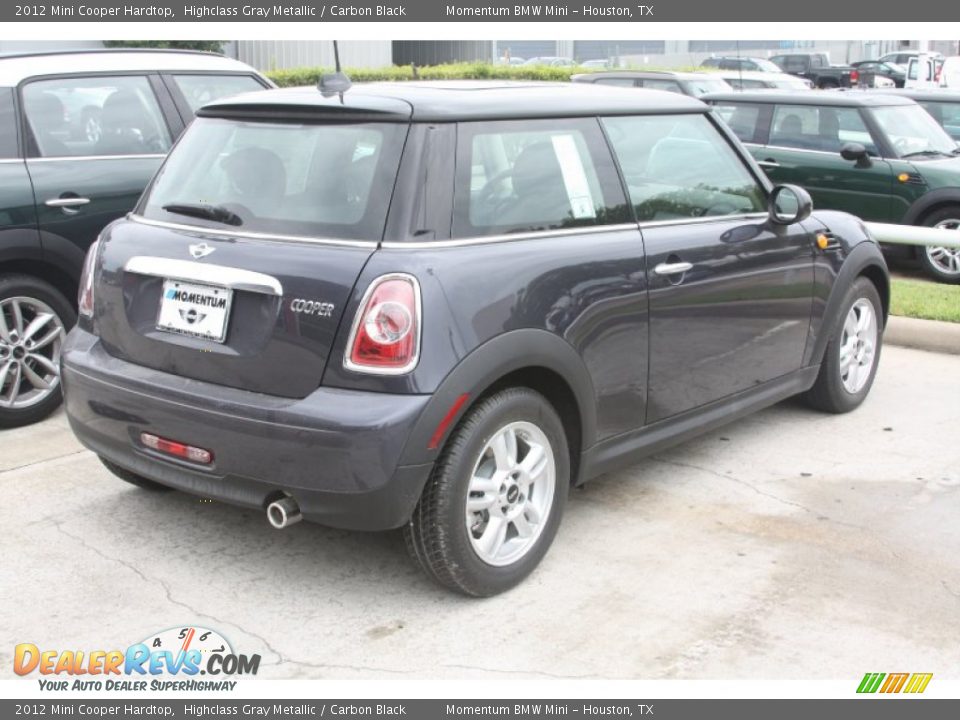 2012 Mini Cooper Hardtop Highclass Gray Metallic / Carbon Black Photo #24
