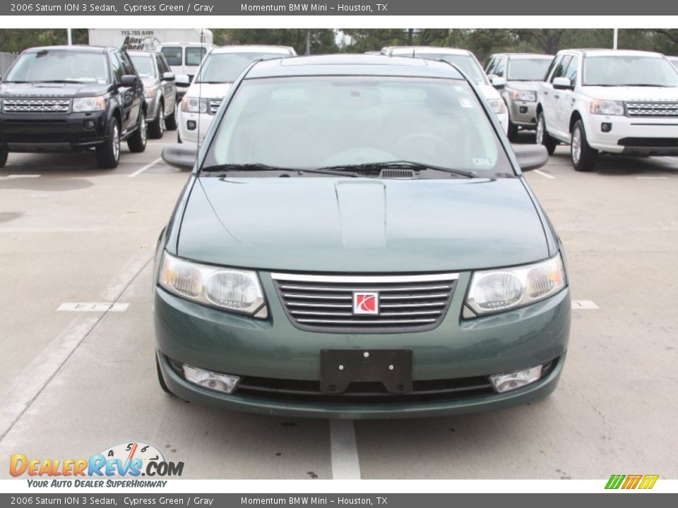 2006 Saturn ION 3 Sedan Cypress Green / Gray Photo #12