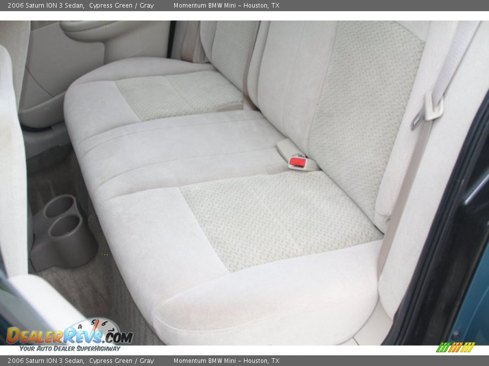 2006 Saturn ION 3 Sedan Cypress Green / Gray Photo #15