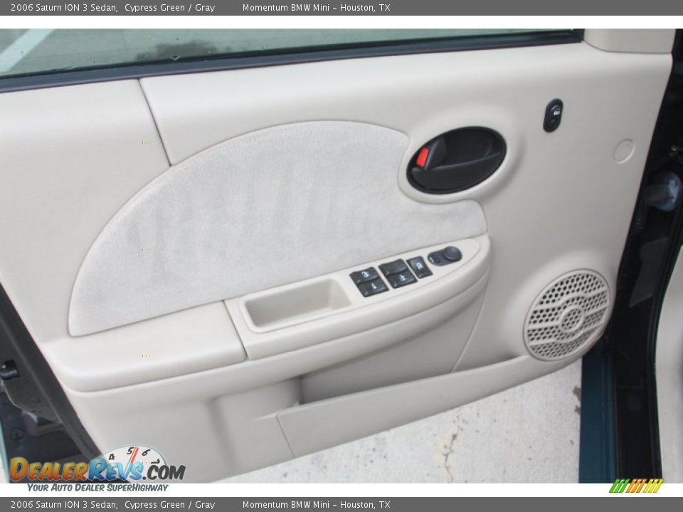 2006 Saturn ION 3 Sedan Cypress Green / Gray Photo #16