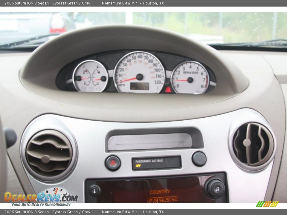 2006 Saturn ION 3 Sedan Cypress Green / Gray Photo #20