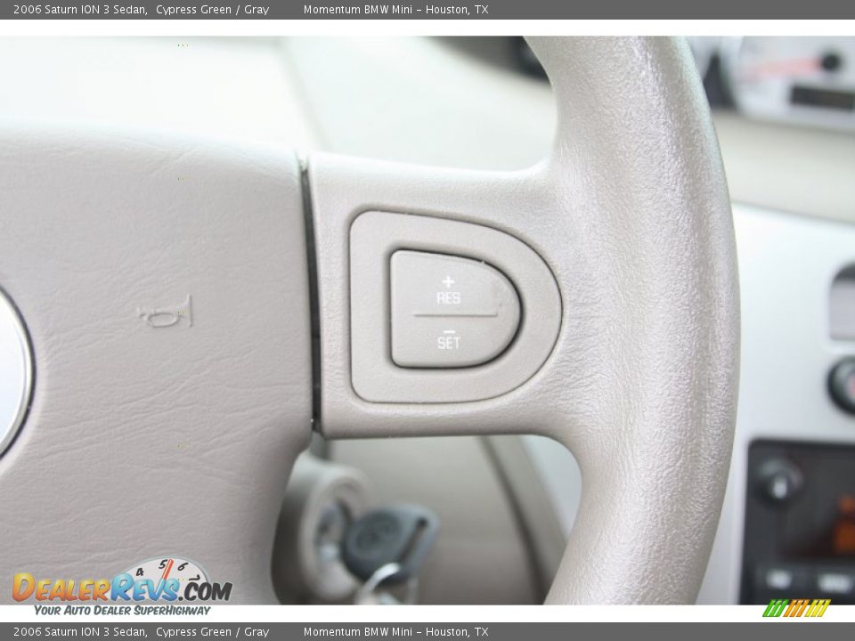 2006 Saturn ION 3 Sedan Cypress Green / Gray Photo #22