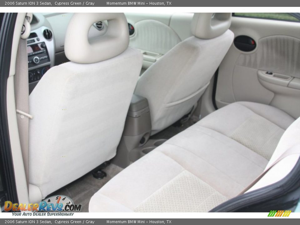 2006 Saturn ION 3 Sedan Cypress Green / Gray Photo #25