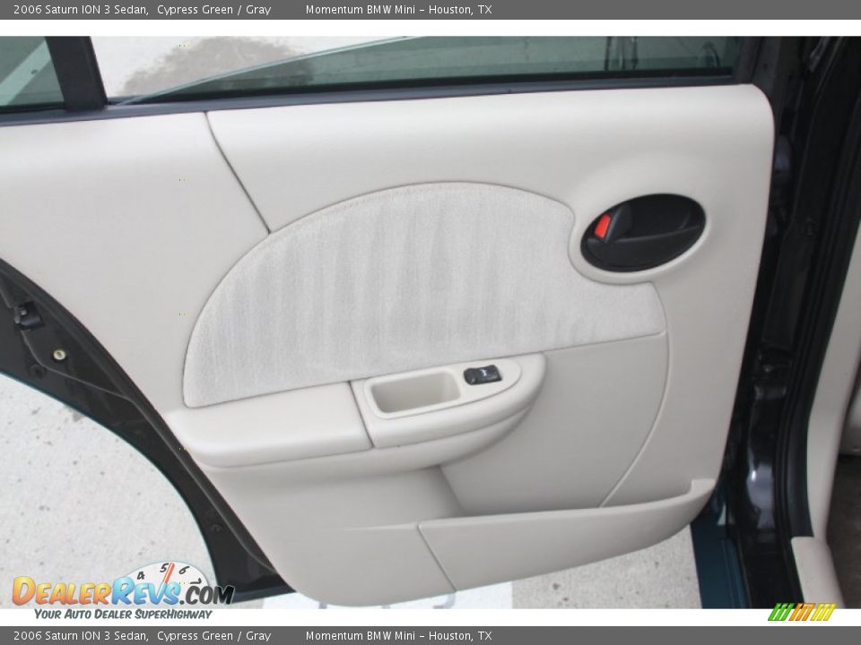 2006 Saturn ION 3 Sedan Cypress Green / Gray Photo #26