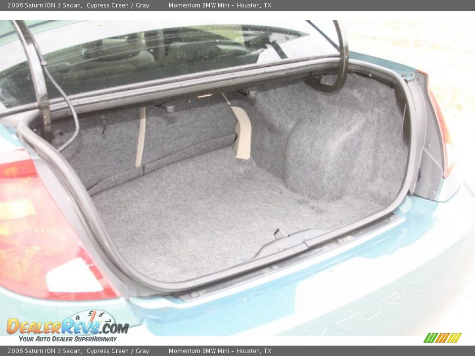 2006 Saturn ION 3 Sedan Cypress Green / Gray Photo #29