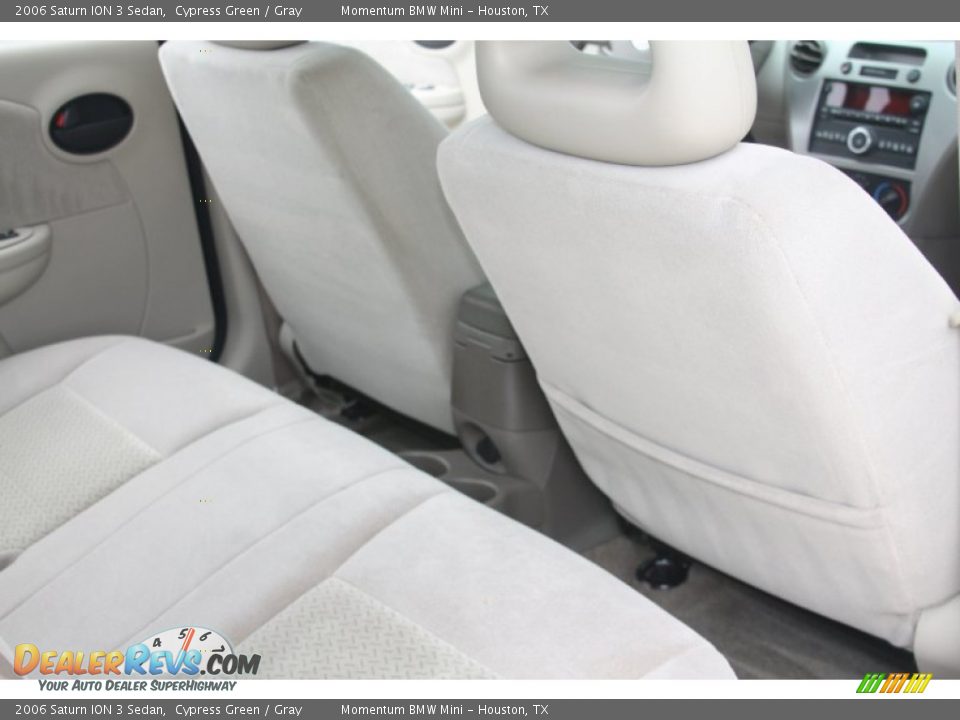 2006 Saturn ION 3 Sedan Cypress Green / Gray Photo #30