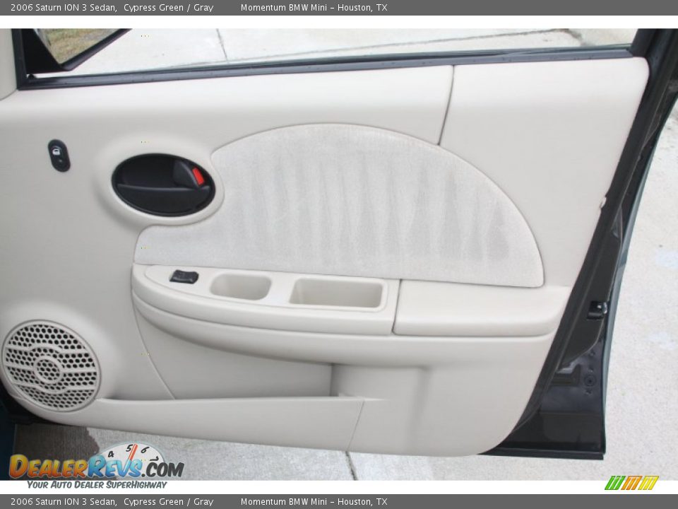 2006 Saturn ION 3 Sedan Cypress Green / Gray Photo #34
