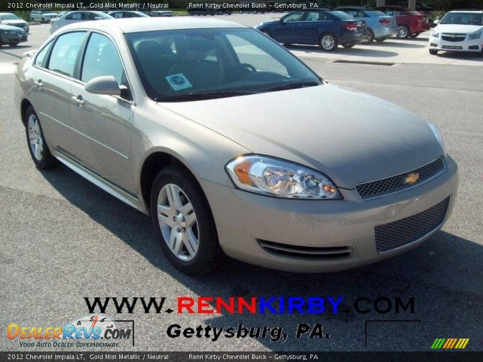 2012 Chevrolet Impala LT Gold Mist Metallic / Neutral Photo #1