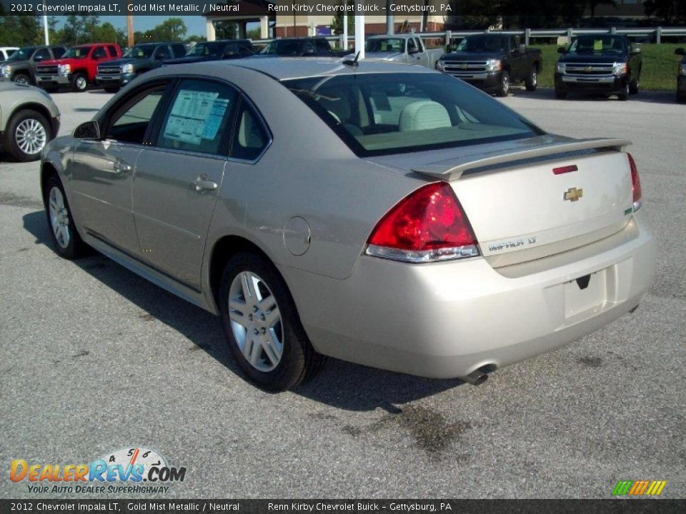 2012 Chevrolet Impala LT Gold Mist Metallic / Neutral Photo #2
