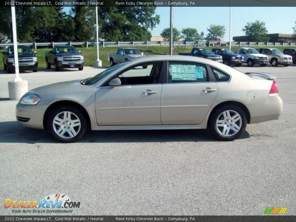Gold Mist Metallic 2012 Chevrolet Impala LT Photo #13