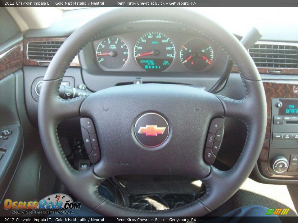 2012 Chevrolet Impala LT Steering Wheel Photo #22
