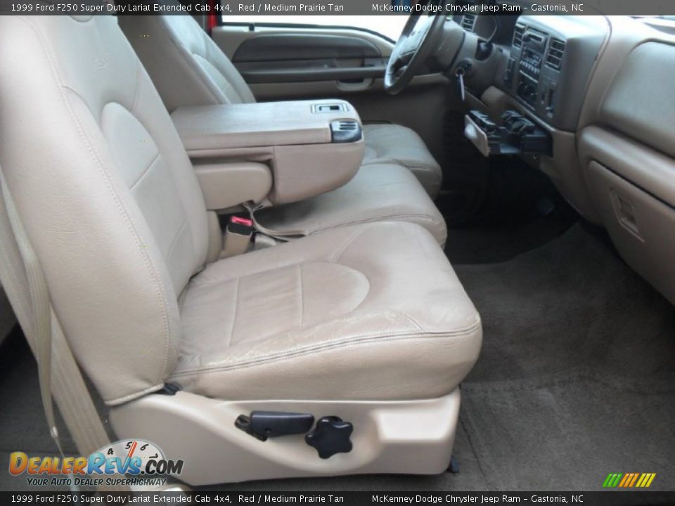 Medium Prairie Tan Interior - 1999 Ford F250 Super Duty Lariat Extended Cab 4x4 Photo #19