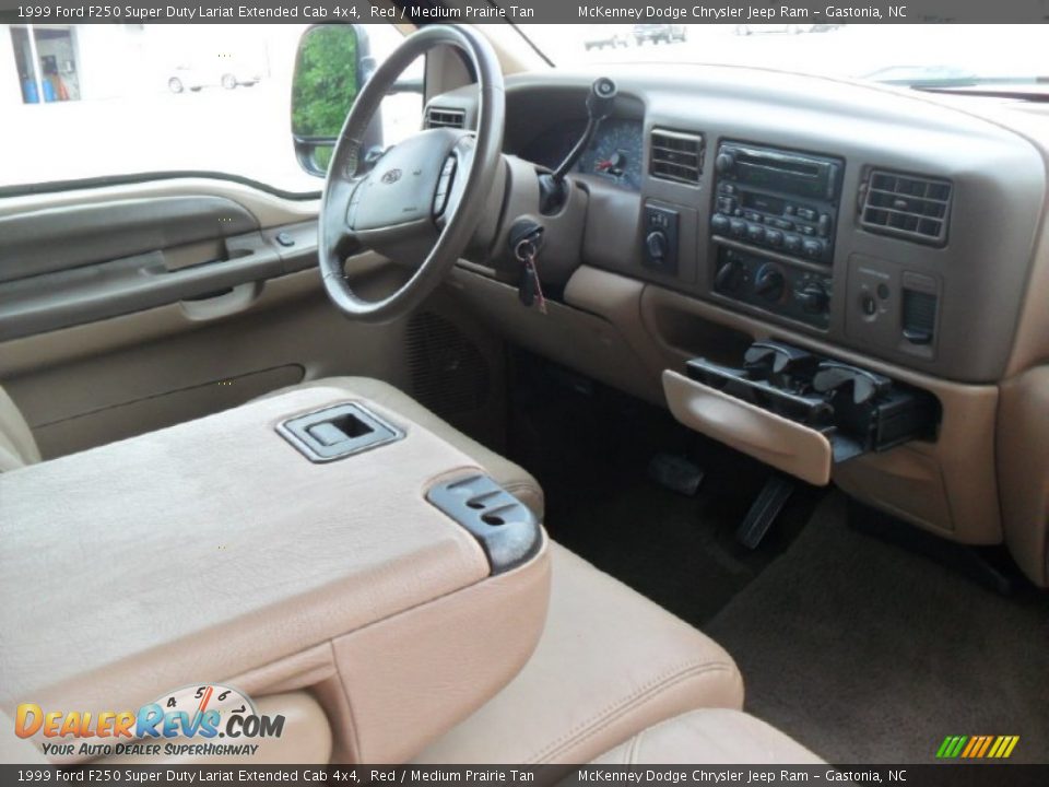 Medium Prairie Tan Interior - 1999 Ford F250 Super Duty Lariat Extended Cab 4x4 Photo #20