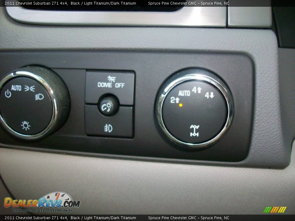 2011 Chevrolet Suburban Z71 4x4 Black / Light Titanium/Dark Titanium Photo #14