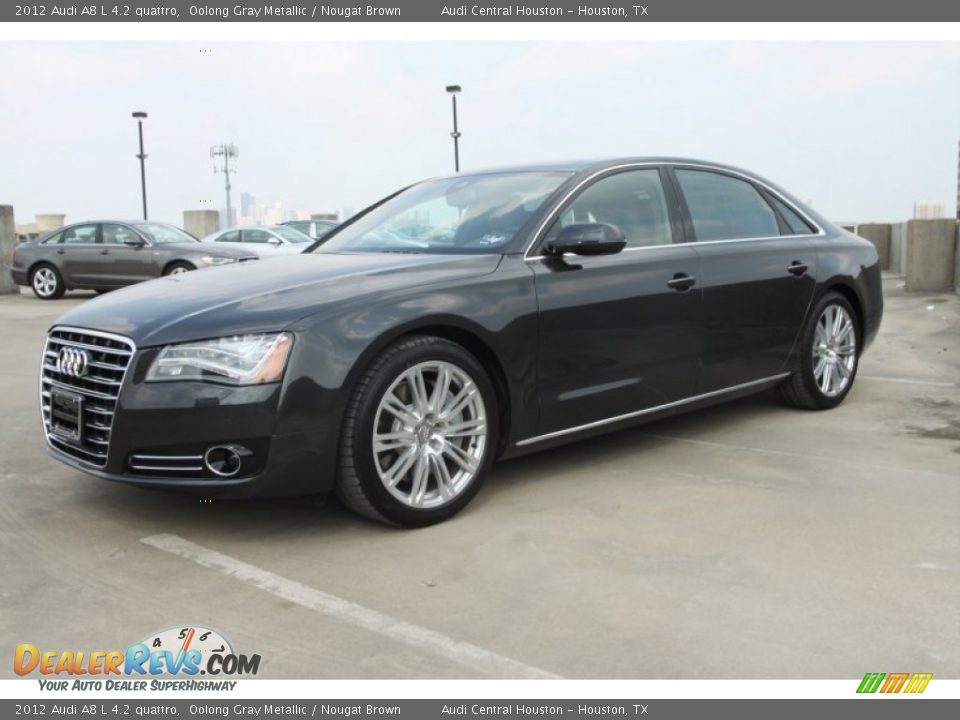 Front 3/4 View of 2012 Audi A8 L 4.2 quattro Photo #3