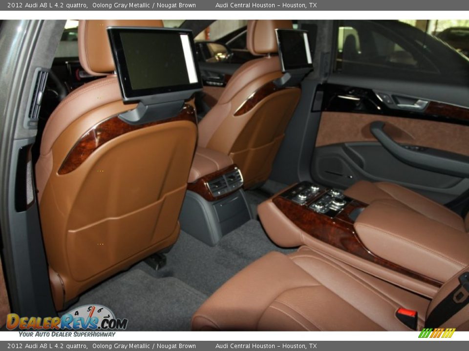 Nougat Brown Interior - 2012 Audi A8 L 4.2 quattro Photo #13