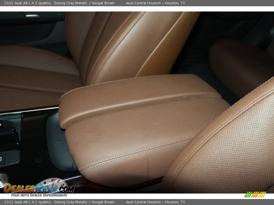 Nougat Brown Interior - 2012 Audi A8 L 4.2 quattro Photo #27