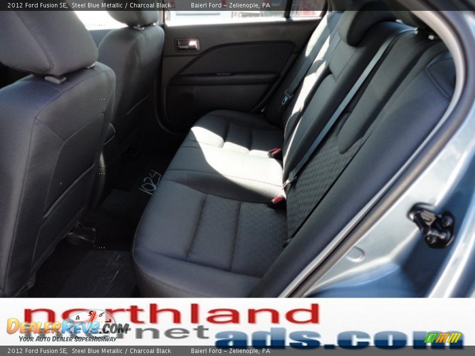 2012 Ford Fusion SE Steel Blue Metallic / Charcoal Black Photo #13