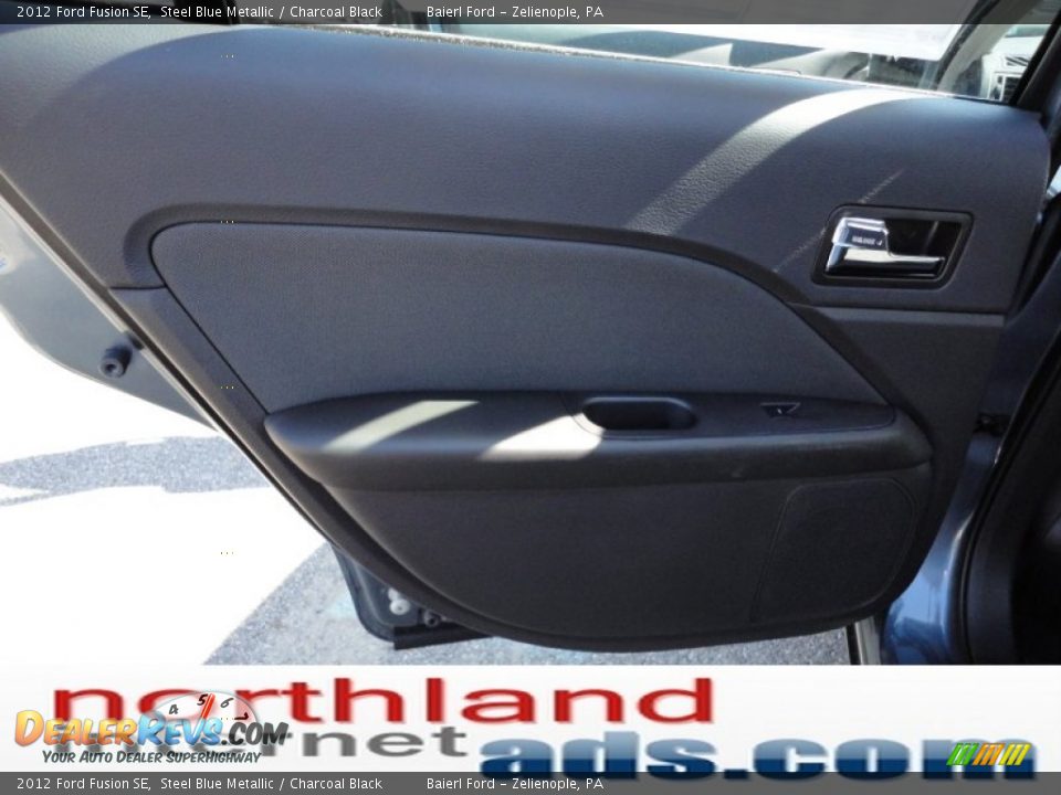 2012 Ford Fusion SE Steel Blue Metallic / Charcoal Black Photo #14