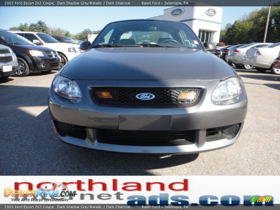 2003 Ford Escort ZX2 Coupe Dark Shadow Grey Metallic / Dark Charcoal Photo #3