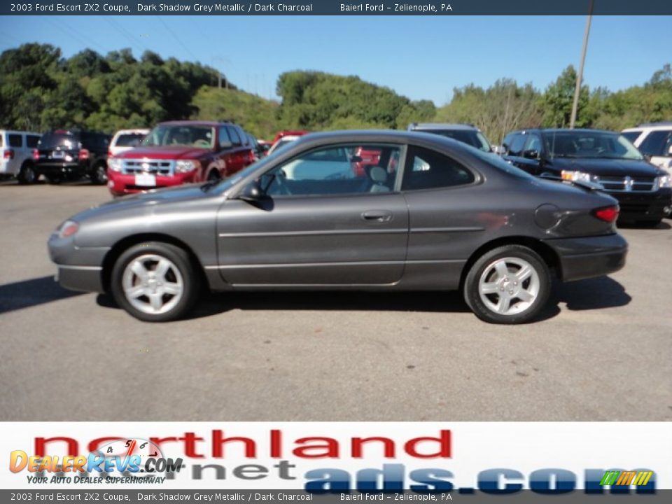 2003 Ford Escort ZX2 Coupe Dark Shadow Grey Metallic / Dark Charcoal Photo #5