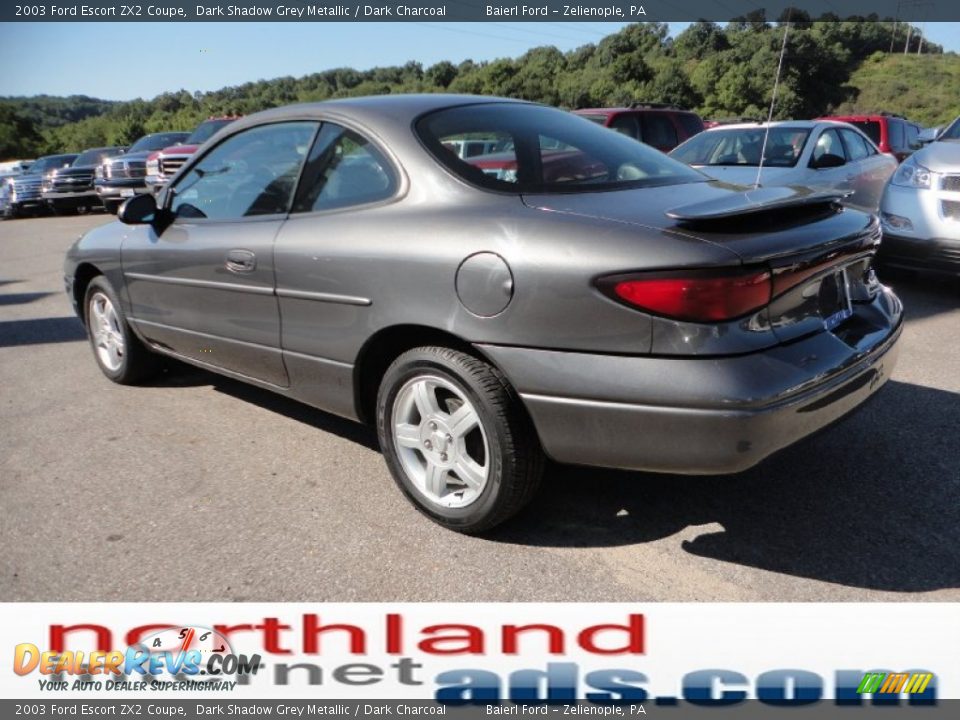 2003 Ford Escort ZX2 Coupe Dark Shadow Grey Metallic / Dark Charcoal Photo #6