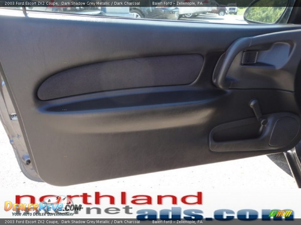 2003 Ford Escort ZX2 Coupe Dark Shadow Grey Metallic / Dark Charcoal Photo #13