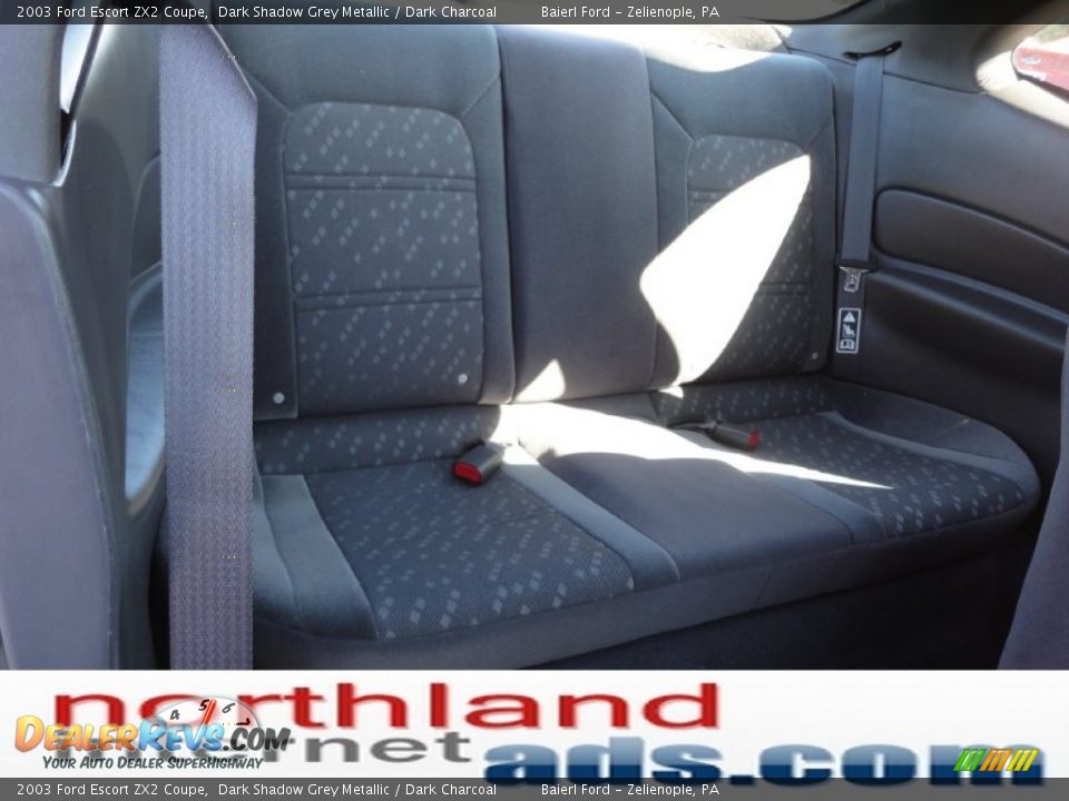 2003 Ford Escort ZX2 Coupe Dark Shadow Grey Metallic / Dark Charcoal Photo #15