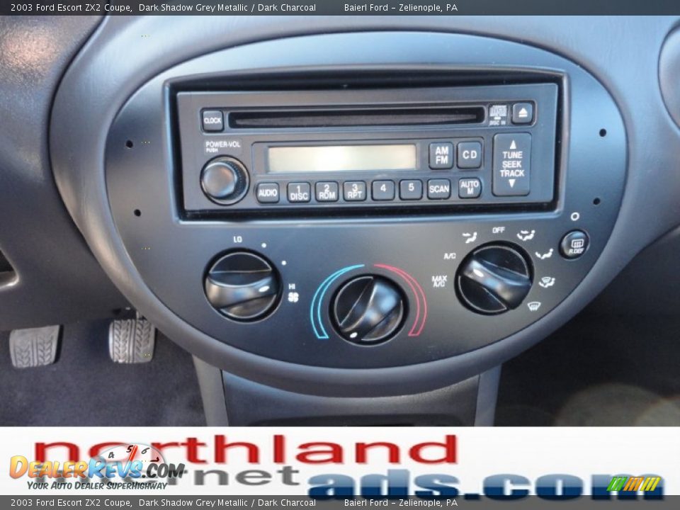 2003 Ford Escort ZX2 Coupe Dark Shadow Grey Metallic / Dark Charcoal Photo #18