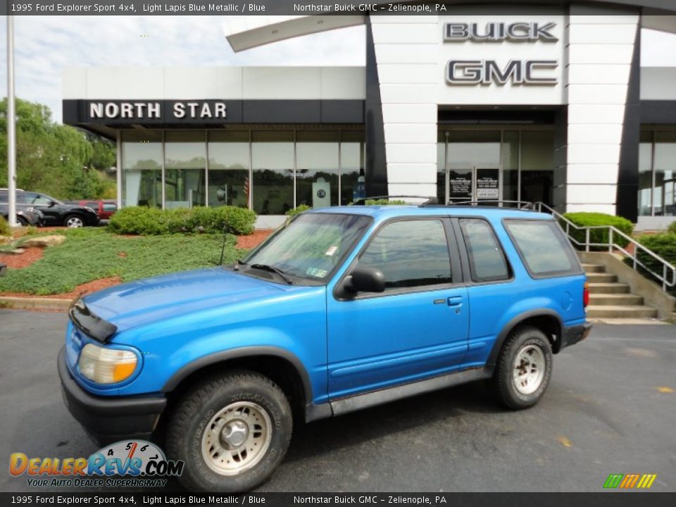 1995 Ford Explorer Sport 4x4 Light Lapis Blue Metallic / Blue Photo #1
