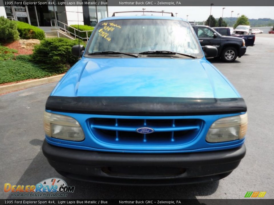 1995 Ford Explorer Sport 4x4 Light Lapis Blue Metallic / Blue Photo #8