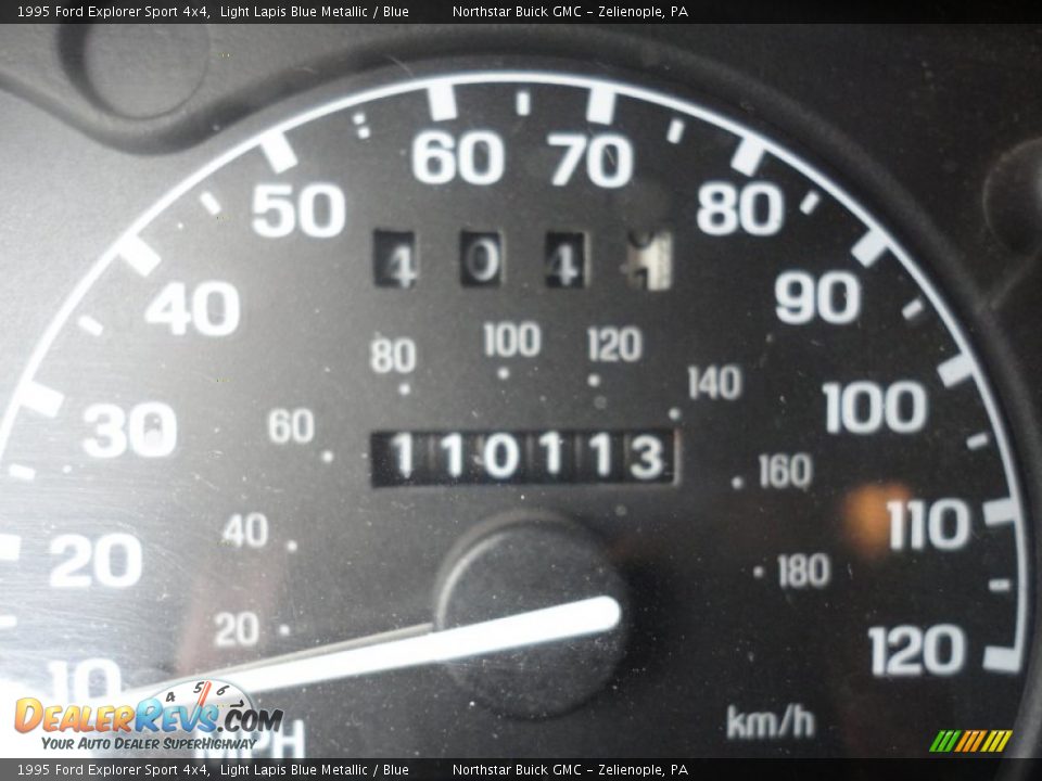 1995 Ford Explorer Sport 4x4 Light Lapis Blue Metallic / Blue Photo #19