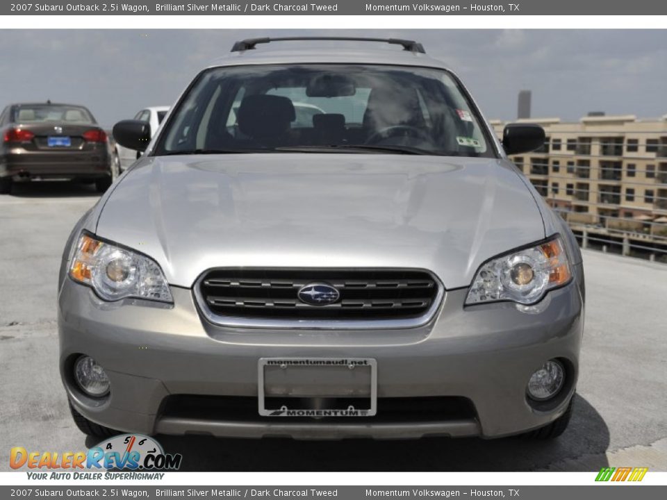2007 Subaru Outback 2.5i Wagon Brilliant Silver Metallic / Dark Charcoal Tweed Photo #2