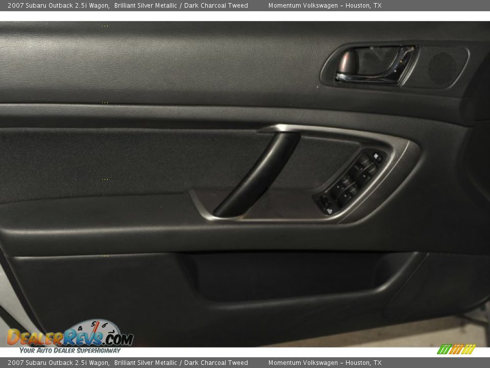 2007 Subaru Outback 2.5i Wagon Brilliant Silver Metallic / Dark Charcoal Tweed Photo #11