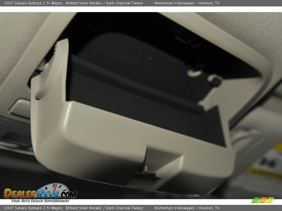 2007 Subaru Outback 2.5i Wagon Brilliant Silver Metallic / Dark Charcoal Tweed Photo #17