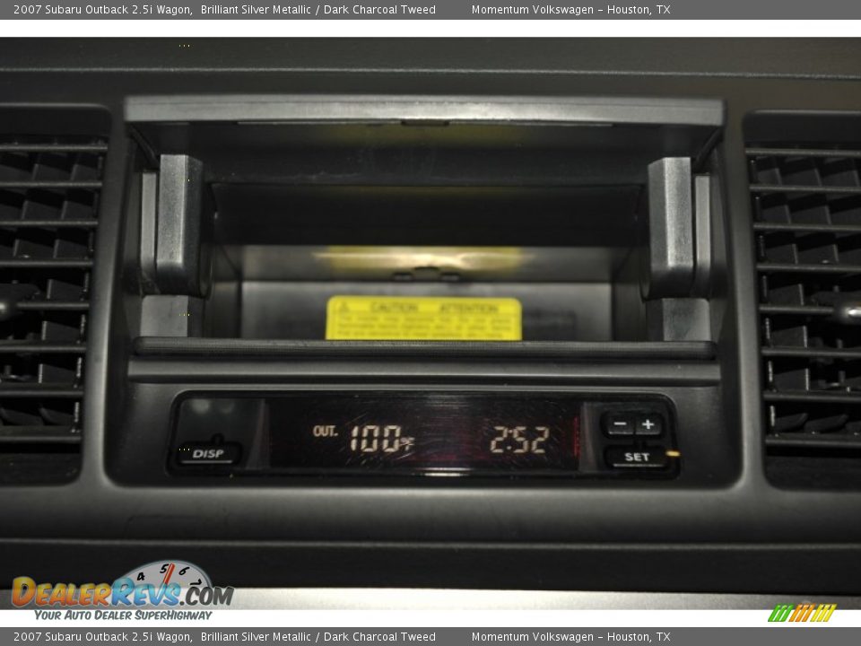 2007 Subaru Outback 2.5i Wagon Brilliant Silver Metallic / Dark Charcoal Tweed Photo #19