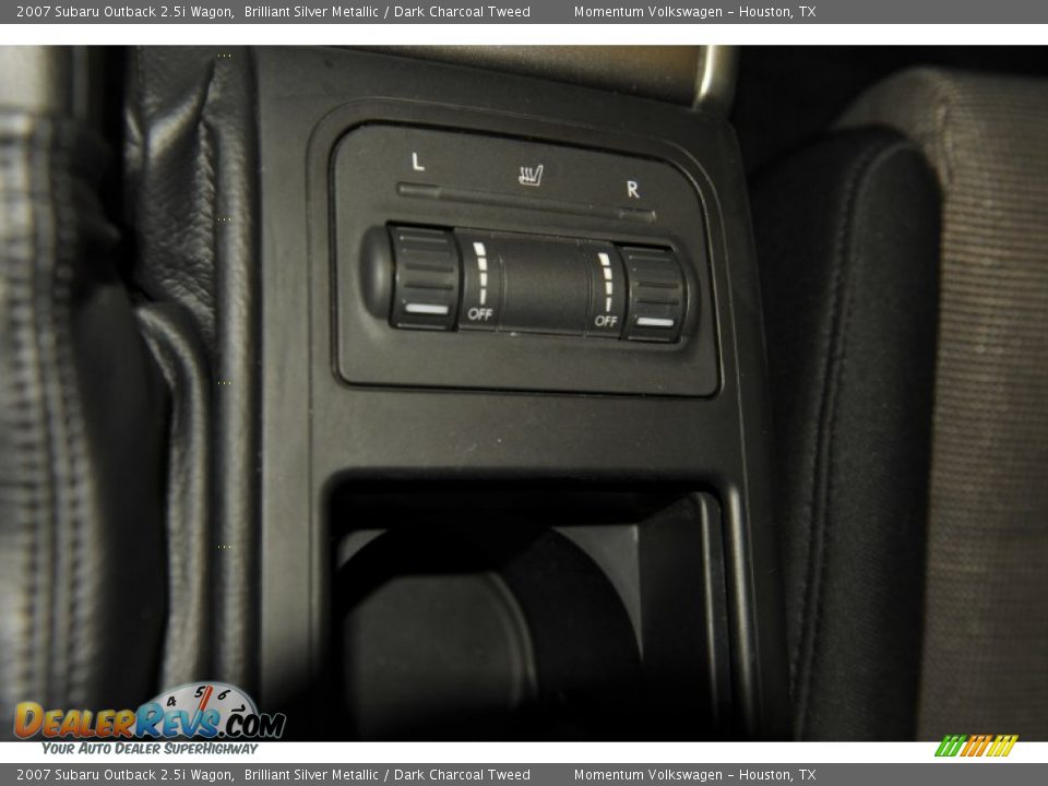 2007 Subaru Outback 2.5i Wagon Brilliant Silver Metallic / Dark Charcoal Tweed Photo #21