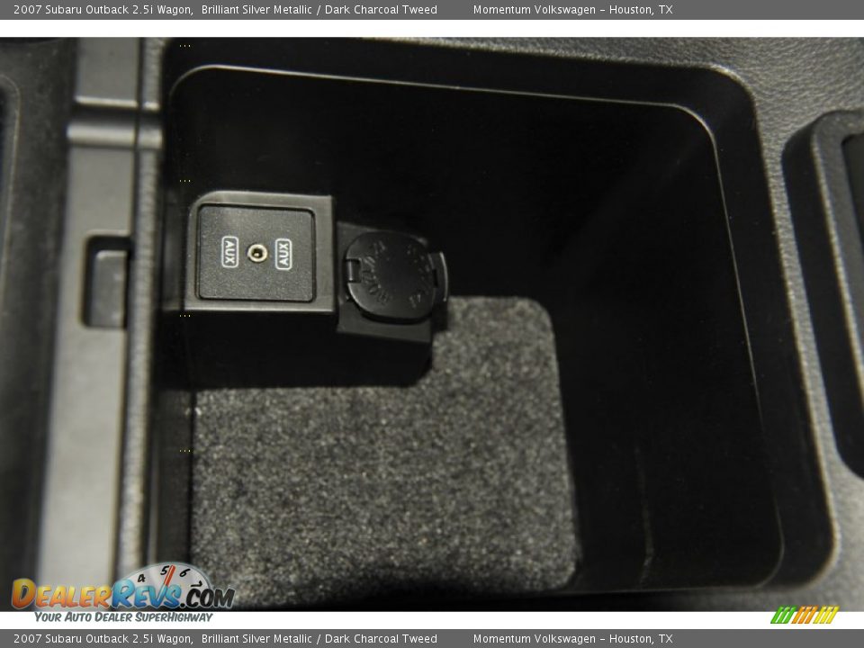 2007 Subaru Outback 2.5i Wagon Brilliant Silver Metallic / Dark Charcoal Tweed Photo #22