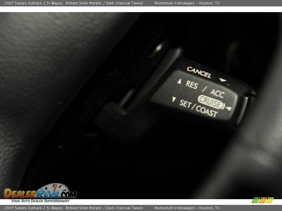 2007 Subaru Outback 2.5i Wagon Brilliant Silver Metallic / Dark Charcoal Tweed Photo #23
